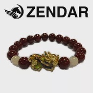 【ZENDAR】國際精品 瑪瑙玉石變色貔貅手鍊(225418)