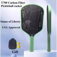 Six Zero pickleball Racket Thermoformed T700 Double Black Diamond 16mm Professional Grade Pickleball