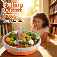 Toys Carrot Pulling Edu Number plush Sensory Pairing Fishing Stuffed Early 24 Cognitive