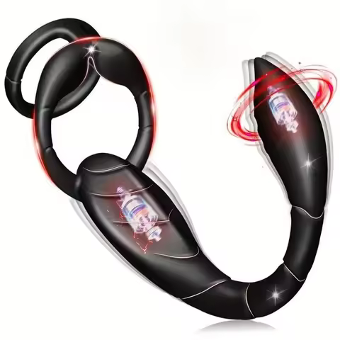 Scorpion Vibration Lock Ring Anal Opening Prostate Massager Magnetic Suction Charging Strong Earthqu