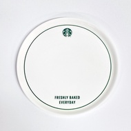 Starbucks - Green Line Dessert Plate 6 inches / Home Cafe, Brunch Plate