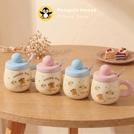 [Penguin] Mochiboo cute ceramic cup 200ml ceramic cup decor study table bedroom women's birthday gif