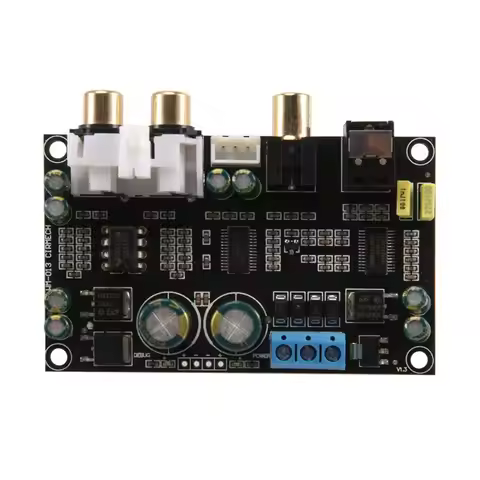 Daily Sale 1 PCS CS8416 CS4398 Digital Interface DAC Decoder Board 24Bit 192K SPDIF Coaxial Optical 