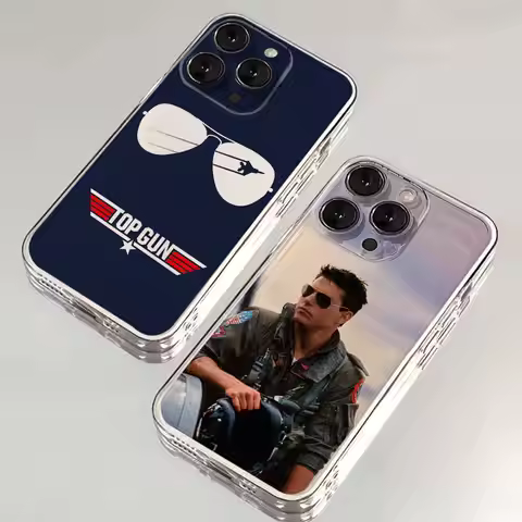 Movie Top G-Gun Maverick Phone Case For iPhone 16,15,14,13,12,11,17 Pro,Max,Plus,X,XS,XR,SE,Mini Tra