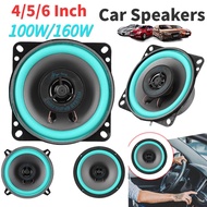 ☯4/5/6 Inch Car Speakers HiFi Coaxial Subwoofer 100W/160W Car Audio Music Stereos Full Range Fre ☀♀