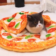 Thickened Pet Bed Pet Blanket Pizza Blanket Pizza Bed Cat Bed Cat Blanket Dog Bed Dog Blanket Sleeping Mat