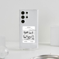 AirDrop好運晶石透明防摔SAMSUNG繩掛手機殼