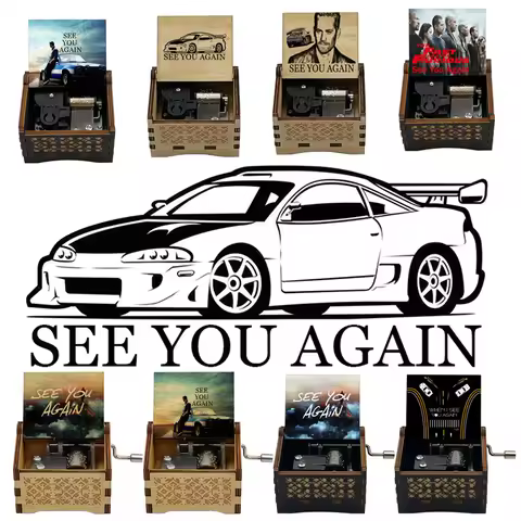 Movie Theme Song《See You Again 》Climax 14-seconds Adapted 18-Tone Music Box Family Gthering Party Gi