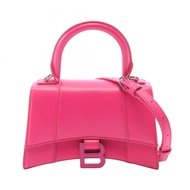【二手】BALENCIAGA世家 (Balenciaga) HOURGLASS XS 2WAY 手提包 592833 粉紅皮革 HOURGLASS XS 女士二手 A