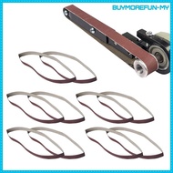 [BuymorefunMY] 10x Electric Belt Grinder Belt, Sander Attachment, Angle Grinder Modified Belt,