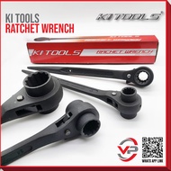KI TOOLS RATCHET WRENCH FOR SCAFFOLDING RATCHET SPANNER WRENCH SOCKET WRENCH TOOL 14MM - 46MM MURAH 