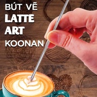Latte drawing pen, high quality stainless steel art mixing pen for cappuccinoPieces - Da Nang Brewin