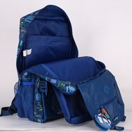 Australia smiggle Messenger Backpack Elementary School Students Senior Grades Reduce Burden Children Double Buckle Large Capacity With Chest Buckle School Bag