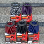 Car AIR FILTER K&N 3in1 Has A Mouth Size. Can Be Used In 3 Inches 3.5 And 4 Inches. In One