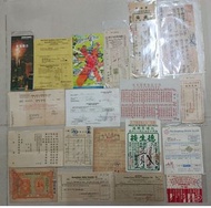 1980年香港賽馬會沙田馬場之夜..香港歌唱大會.1931年廣東第二次軍需庫券公債債券拾圓10元1950年代左右香港工商署商業登記處表格1950年代左右永安百貨有限公司,電話5個字1954年名人余兵強