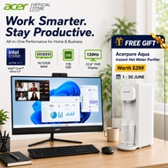 [Free Acerpure Water Dispenser][NEW][Intel Ultra 5/7] Acer Aspire C24B 23.8-Inch 120Hz All-in-One De