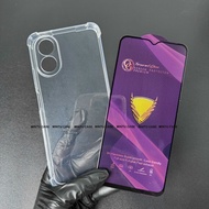 OPPO A38 / Oppo A38 4G Case and Screen Protector - TSCS Shockproof Transparent Type