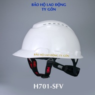 3M American premium Safety Helmet with vents, cool / 3M H-701SFR-UV 3M Safety Helmet Short Brim Hard