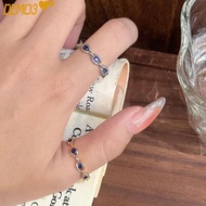[DEMO3] Evil Eye Ring, Sapphire Blue Adjustable Open Ring, Fashion Enhances Good Luck Korean Style W