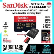 [SG] SanDisk Extreme Pro 32GB | 64GB | 128GB | 256GB | 400GB | 512GB | 1TB micro SD XC microSD USH-3 A2 Memory Card