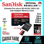 [SG] SanDisk Extreme Pro 32GB | 64GB | 128GB | 256GB | 512GB | 1TB micro SD XC microSD USH-3 A2 Memo