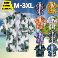 Hawaii Shirt Shirt Short Sleeve Hawaii Shirt Beach Shirt Flora Clothes