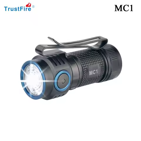 Trustfire MC1 Usb Rechargeable Flashlight 1000Lumen EDC LED Lamp Magnetic 2A Fast Charging Torch Lig