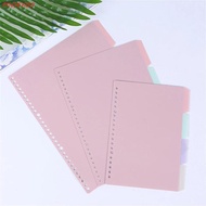 PINYEKOO Binder Index Page Stationery 4Pcs/set Bookmark B5 A5 A4 Scrapbook Coil Book Notebook Separa