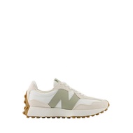 NB 327 Women's Shoes-White/Green JIHQ