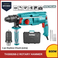 TOTAL 3 MODE 950W / 800W ROTARY HAMMER DRILL HACKER IMPACT DRILL Chisel 3 in 1