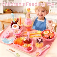 Children's Feeding Toy Set Pretending To Play Pudding Feeding Toy Pudding Jelly Toy