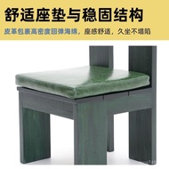 Small Medium Dining Table Chair Square Designer Chair Antique French Retro Stool Solid Wood Dining C