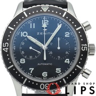 真力時 Heritage Pilot Revival Chronometro Tipo CP-2，全球限量 1000 枚，03.2240.4069/21.C803，附錶盒、保固卡，不鏽鋼/皮革錶帶，男