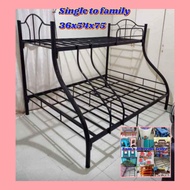 DOUBLE DECK METAL BED FRAME