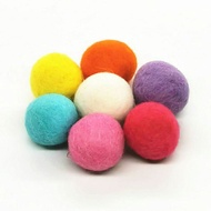 Cat toy polyester ball 5cm parrot dog rabbit hamster pet toys Singapore Ready stock