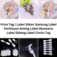 Price Material TAG Hanging Sticker Labels Jewelry Labels Earring Labels Accessories Labels/ Price 10