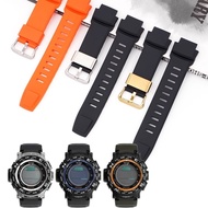 Silicone Rubber Watch Band for PROTREK PRG-200/PRG250/PRG-260/PRG550 PRG-500/PRG-510/PRG270/PRW-2000