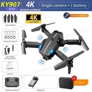 【360° obstacle avoidance function】KY907 Mini Drone 4K Professional HD Dual Camera Fpv Drones Quadcop