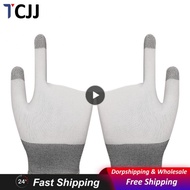 【jw】●﹊  1 7PCS Cover Sweat-proof Game Cots Nano-silver Breathable Sensitive Thumb Fingertip Sleeves