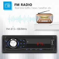 【COD】1 Din วิทยุติดรถ MP3 เครื่องเล่น 12V บลูทูธ เครื่องเสียงรถ เพาเวอร์แอมป์ เครื่องเสียงรถยนต์ Bluetooth MP3 Aux / USB / SD / AUX / FM / TF รถวิทยุ วิทยุmp3 usbบลูทูธ