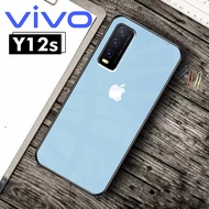 Soft Case Glass Kaca Vivo Y12S  | Case hp | B07 |  Casing Hp  Vivo Y12S  | Case handphone  Vivo Y12S  | Kesing hp Vivo Y12S | Kesing Handphone  Vivo Y12S | case unik  Vivo Y12S | case lucu | case mewah |