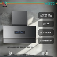 Vatti V929 Aetheris Series Cooker Hood 3125m3/h Airflow Rate BLDC Motor V929 Hud Memasak