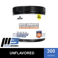 Agym Nutrition Creatine Monohydrate 300g FREE GIFT - Increase Muscle Strength Sizing Muscle Volume