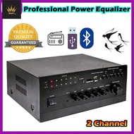 Bluetooth EQ Equalizer Stereo Power Amplifier Wireless Audio Home Karaoke Power Amplifier