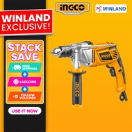 Ingco by Winland Industrial Grade Impact Drill 1100W with Variable Speed and Hammer Function ID11008 ING-PT