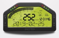 DO904 SINCO TECH Race Car Display Sensor Kit Gauge Meter LCD Screen Multi-Function Dashboard Automet