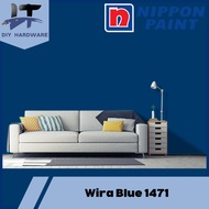 1L / 5L Nippon Paint Platone High Gloss Wira Blue 1471 Cat Minyak（For Wood & Metal）
