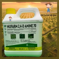 [ORIGINAL] 4L AMINE 70 NUFARM /Racun Rumpai 2,4-D/Keladi agas/Rumpai Herbicide/Setawar/Akar Ruas-rua