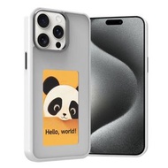 全城熱賣 - 適用於iPhone 15 Pro 四色DIY墨水屏NFC手機殼（白色）