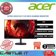 Acer Nitro KG251Q F3 25 Inch IPS FHD 320Hz 0.5ms HDR10 Gaming Monitor UM.KX1SM.302
